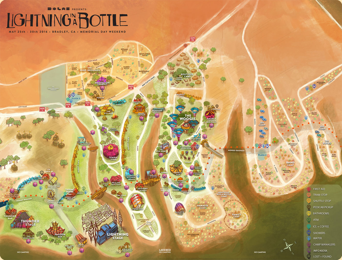 Lightning In A Bottle Reveals Set Times, Festival Map, And More!