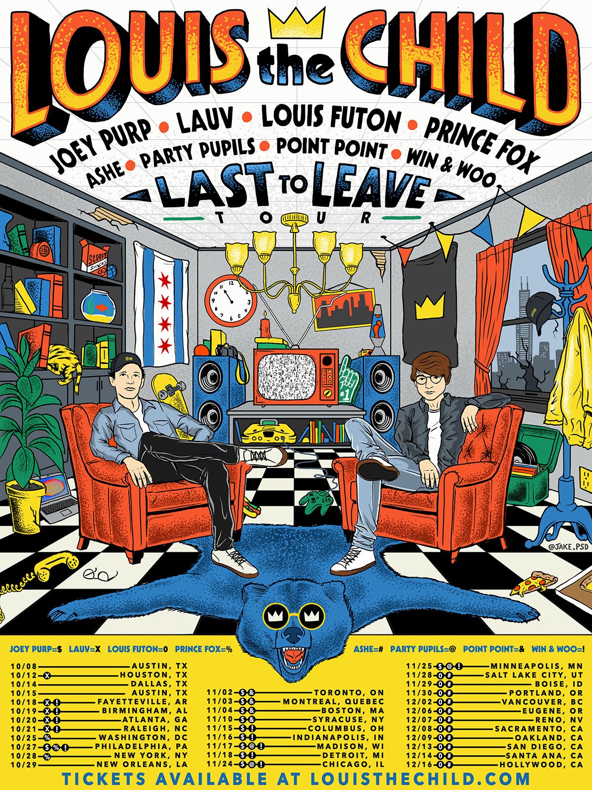 Louis The Child Announces “Last To Leave” Tour Ft. Prince Fox, Louis Futon & More!