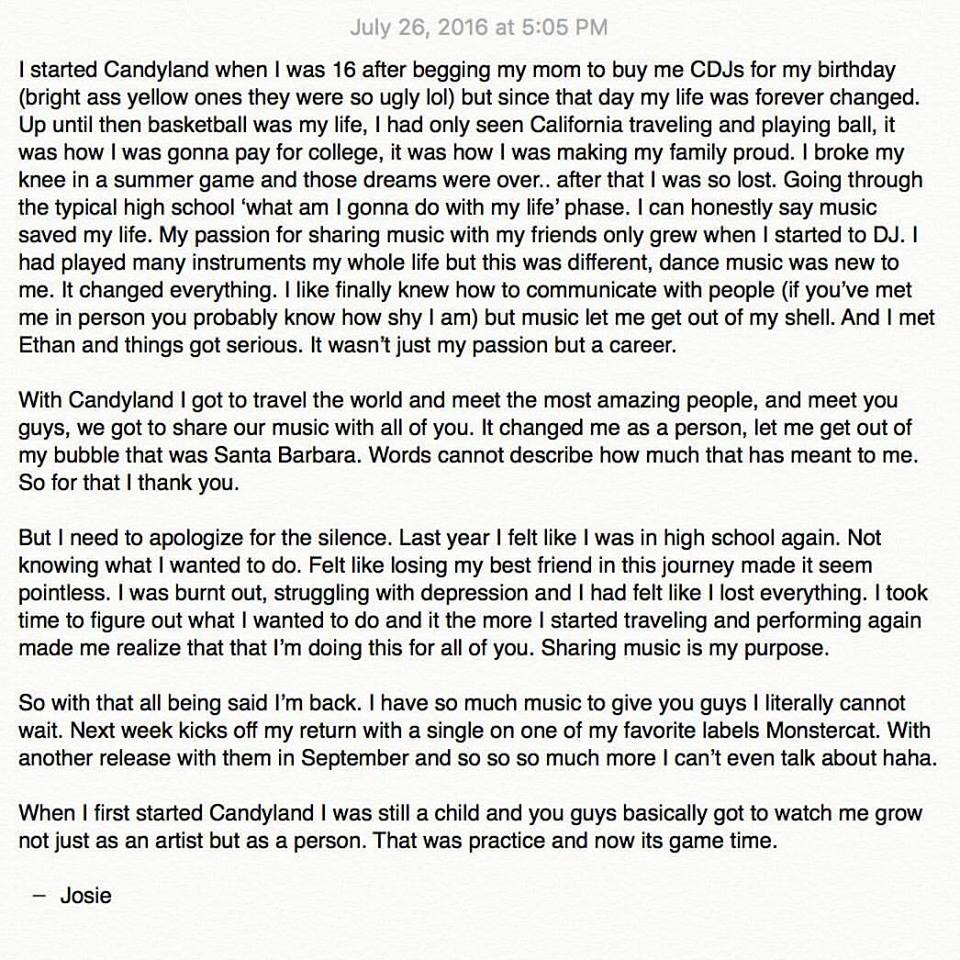 candyland statement
