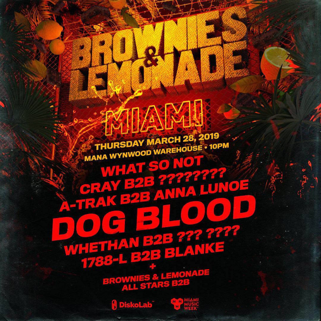 Brownies & Lemonade Unveils Full Lineup For Miami Warehouse Takeover