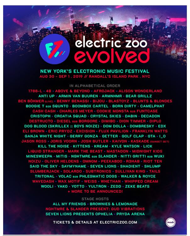 electric zoo 2019