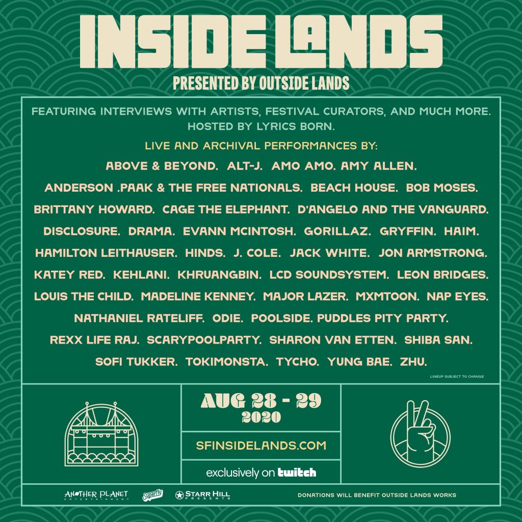 inside lands lineup