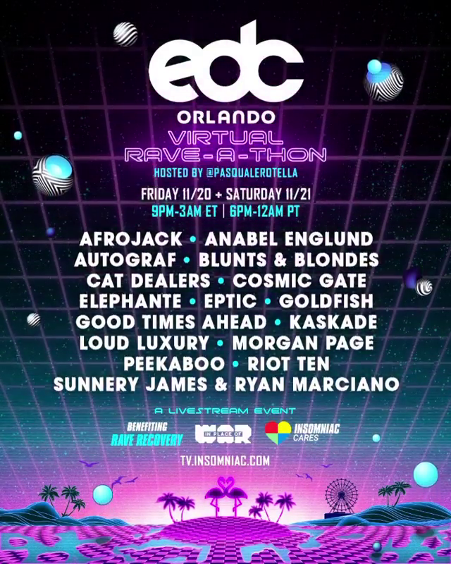 EDC Orlando Virtual Rave-A-Thon