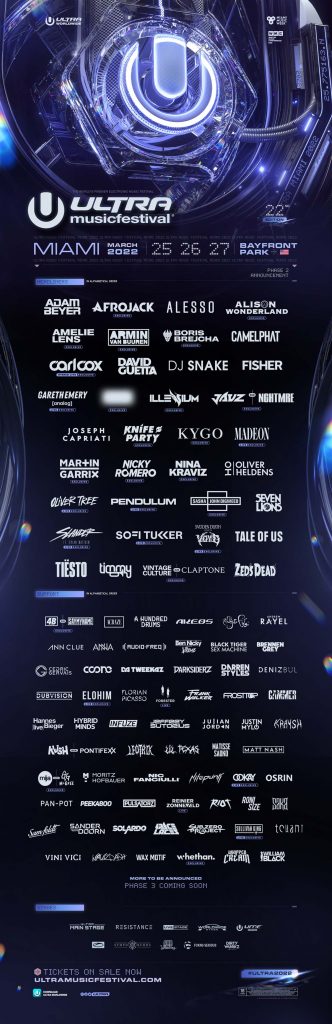 ultra music festival phase 2 2022