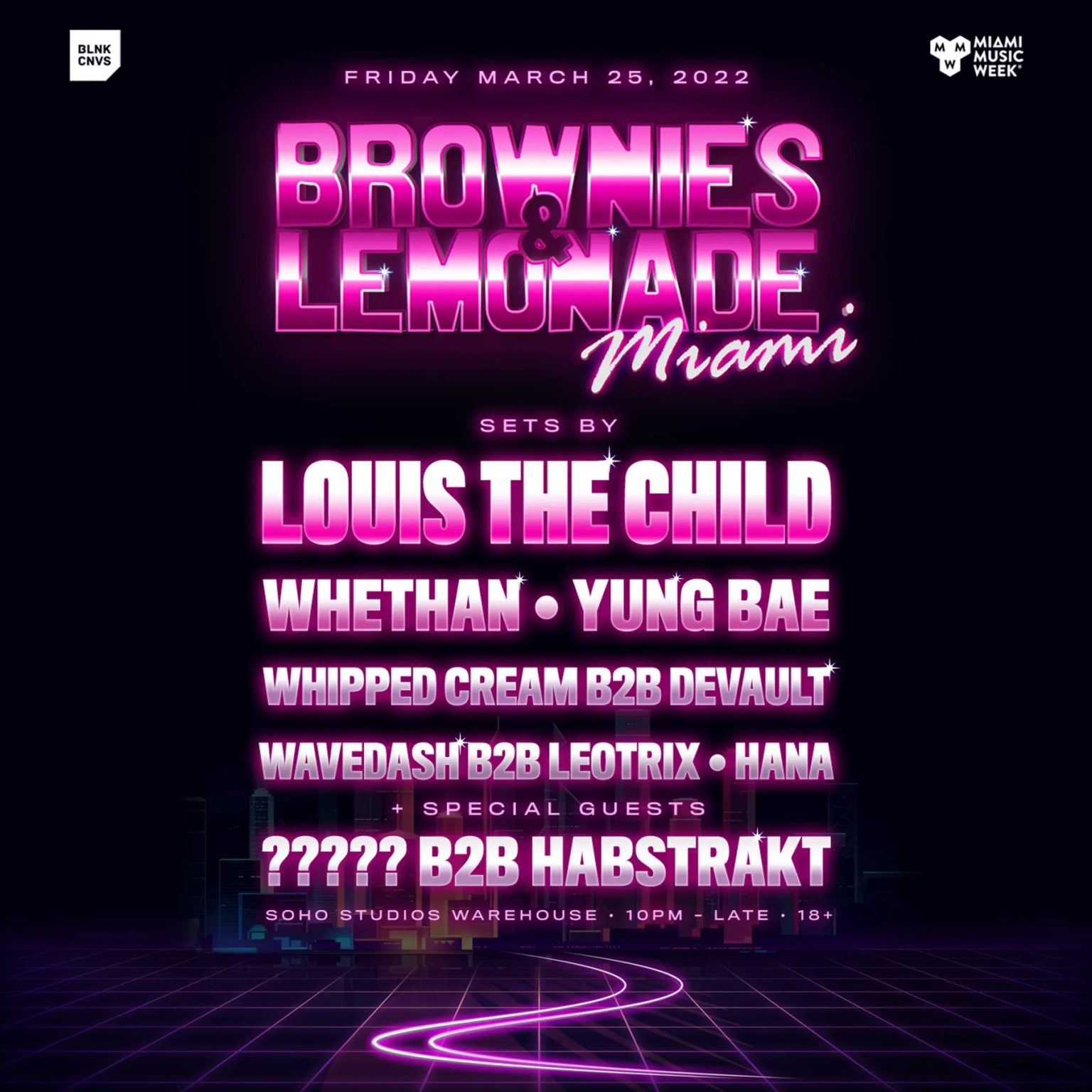 Brownies & Lemonade Shares Full Lineup For 2022 Miami Showcase