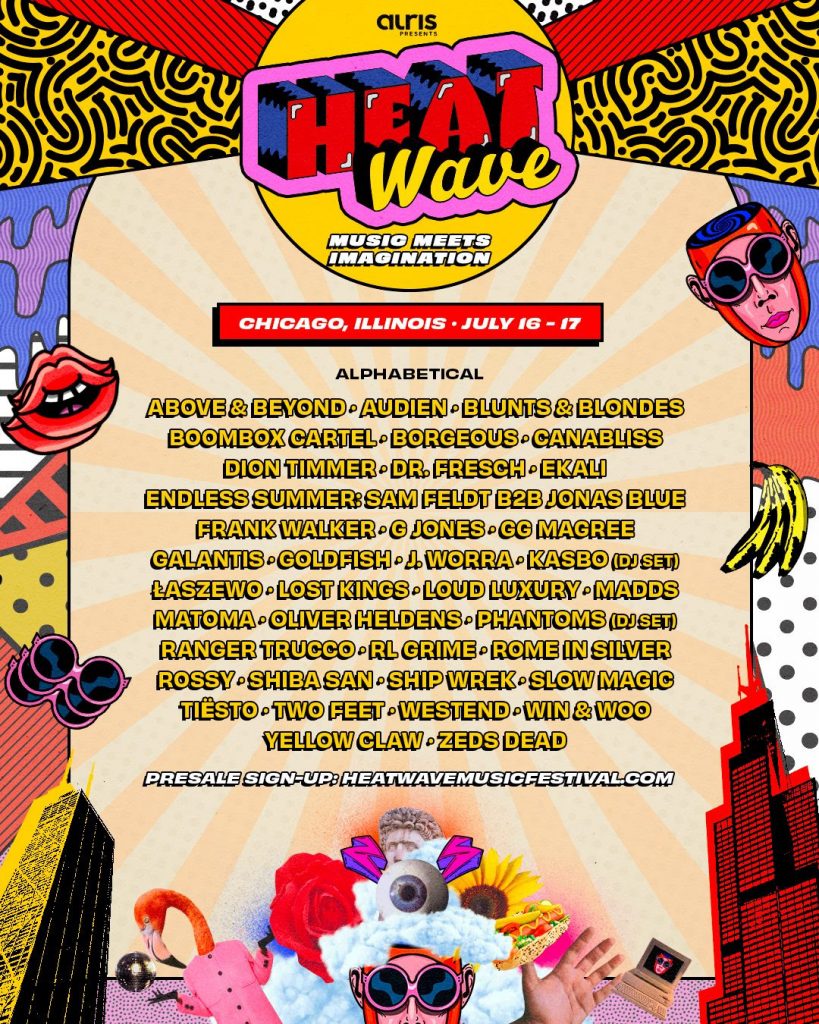 heatwave music festival lineup 2022
