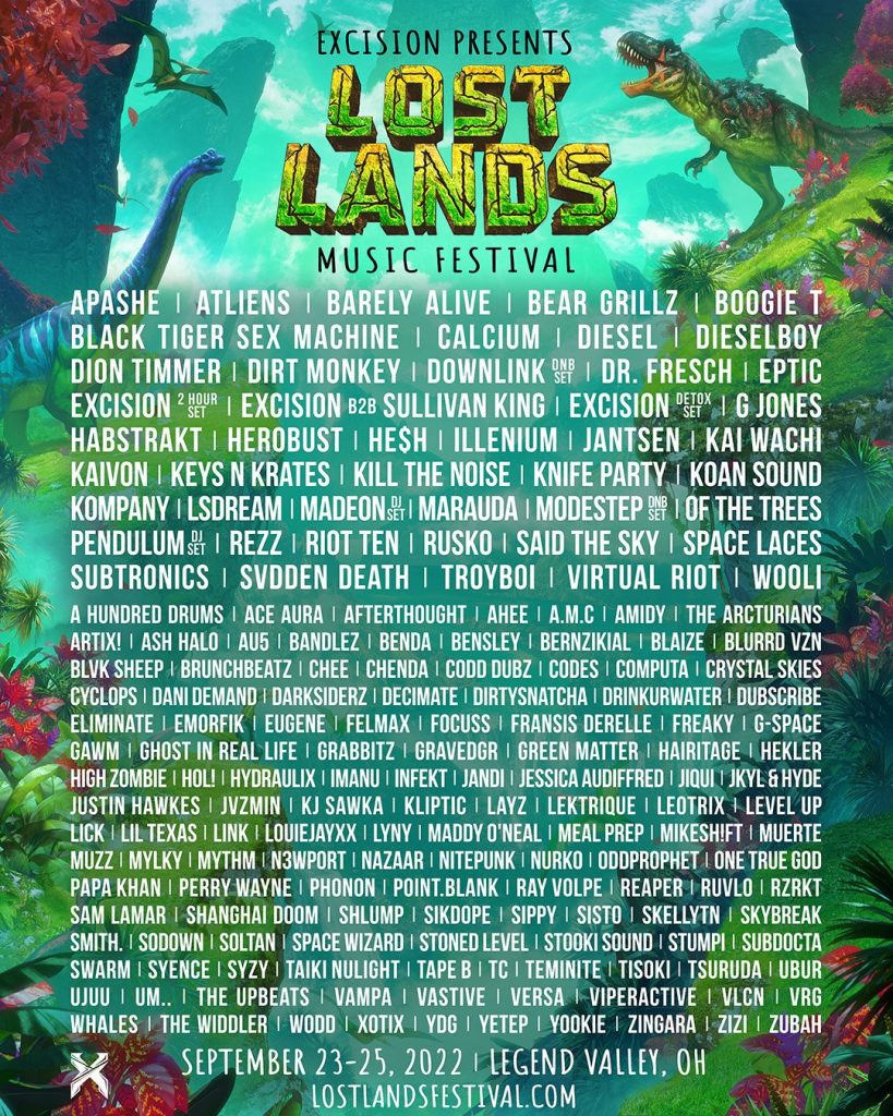 lost lands lineup 2022