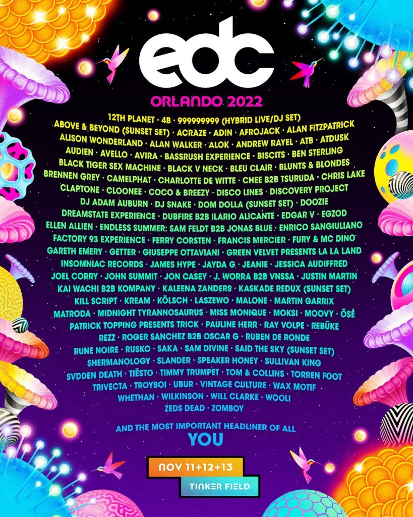 edc orlando 2022 lineup 