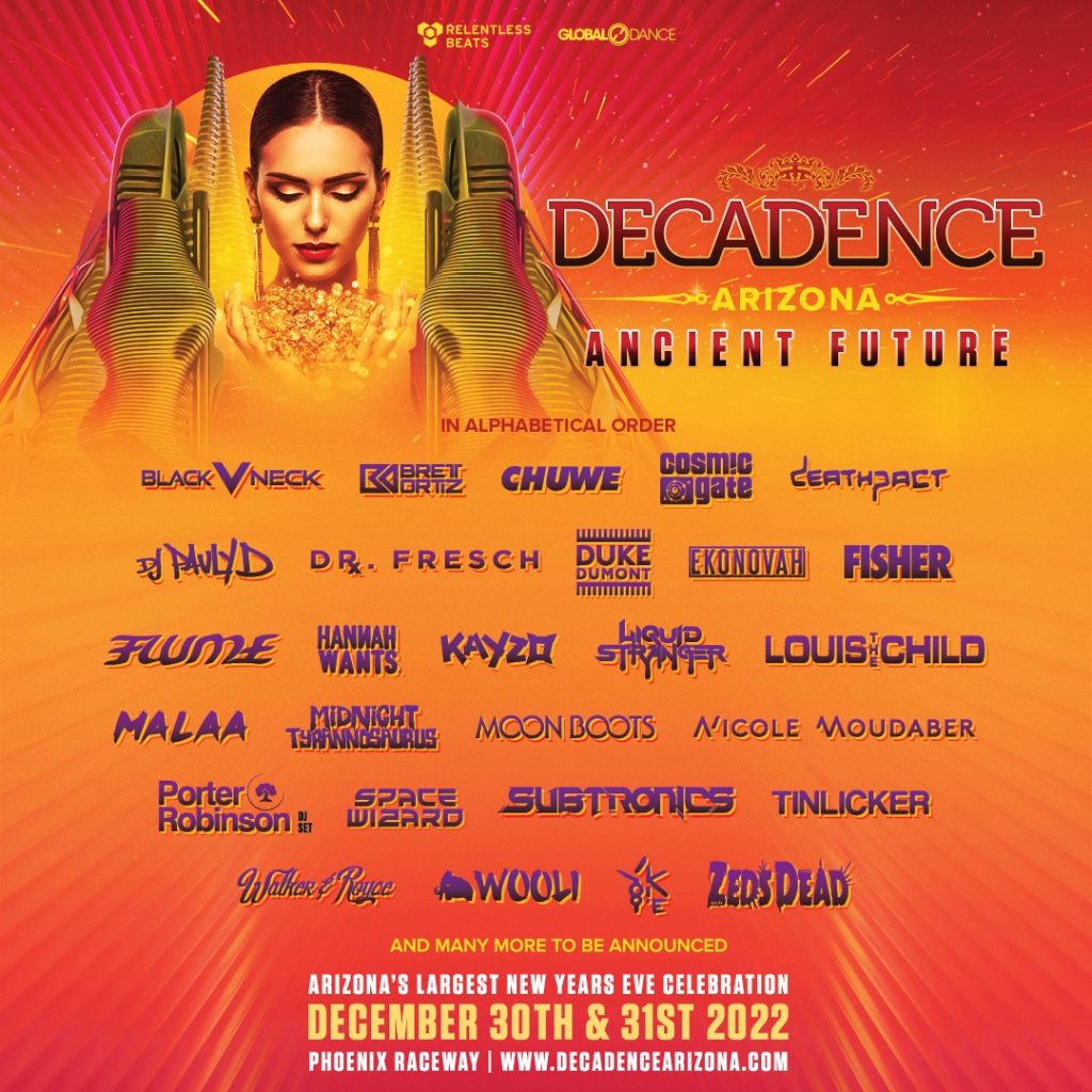 Decadence Arizona Drops Phase 3 Lineup