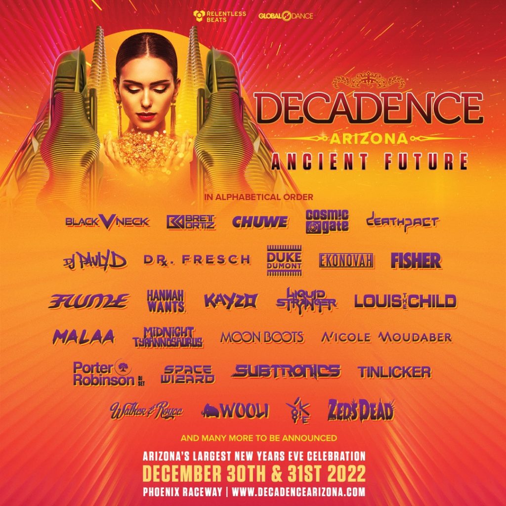 decadence arizona lineup 2022