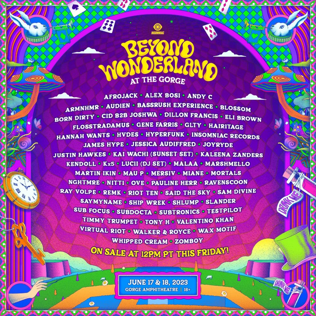 beyond wonderland gorge 2023