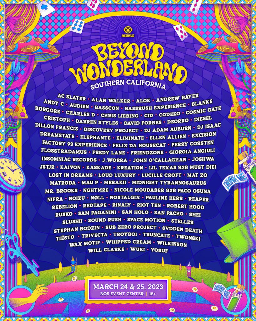 beyond wonderland socal 2023 lineup