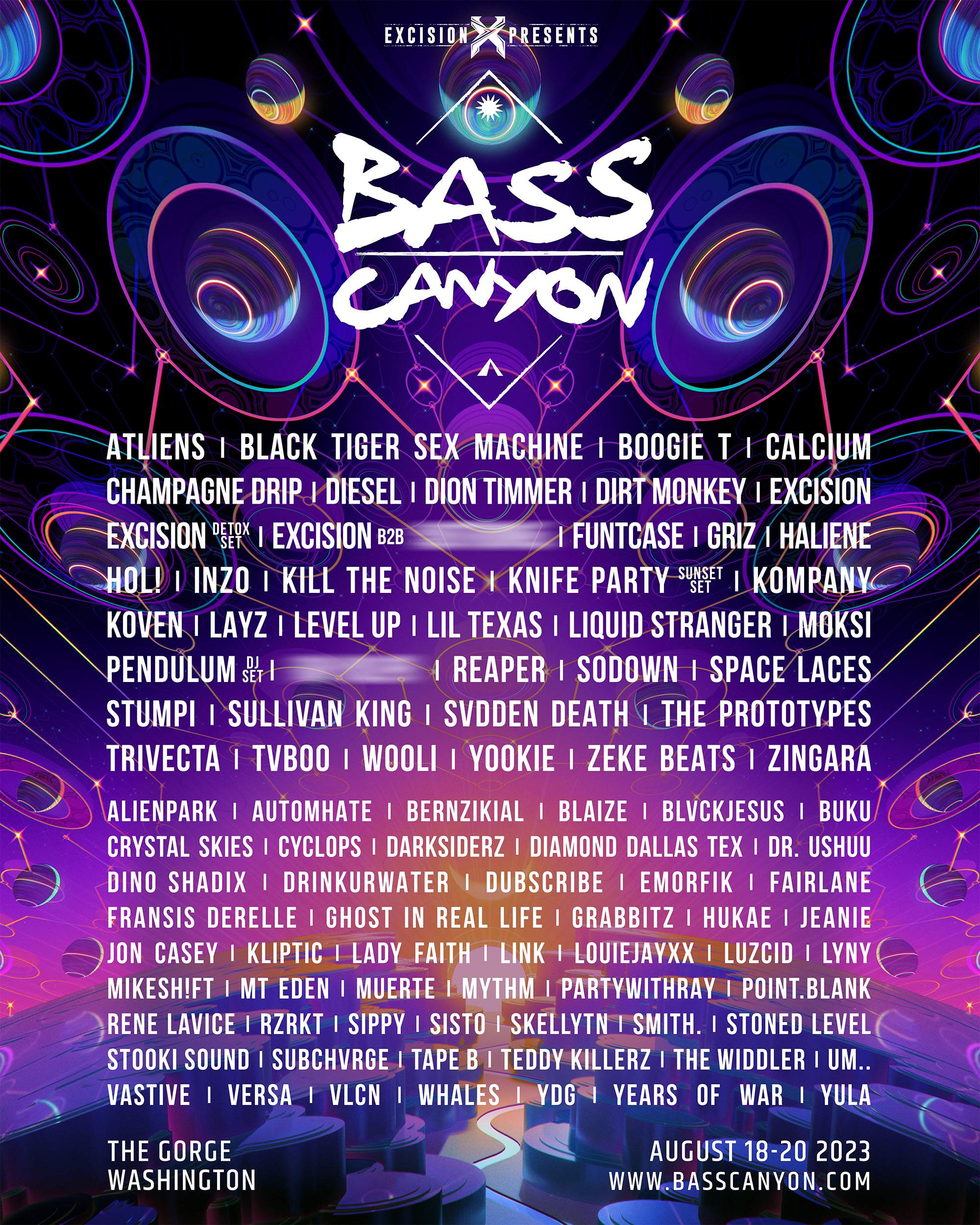 bass canyon lineup 2023
