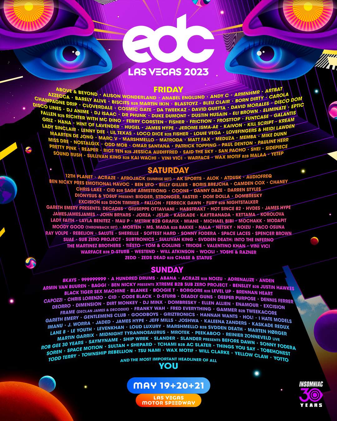 edc las vegas lineup 2023