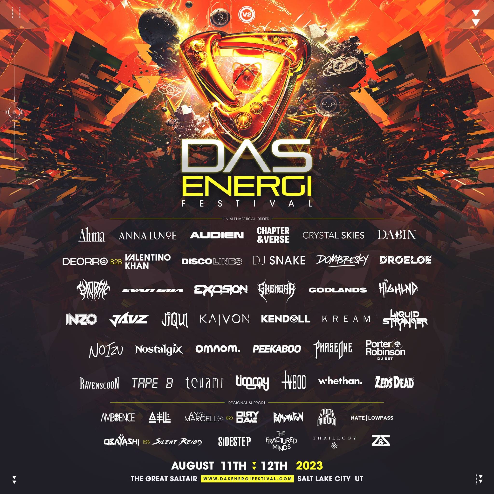 das energi lineup 2023