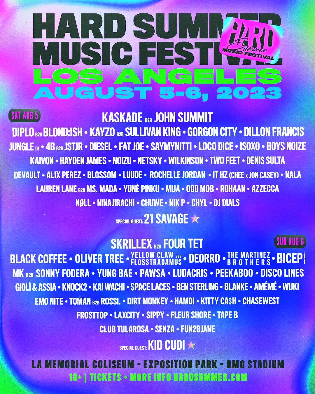 HARD Summer Announces Lineup Additions For 2023