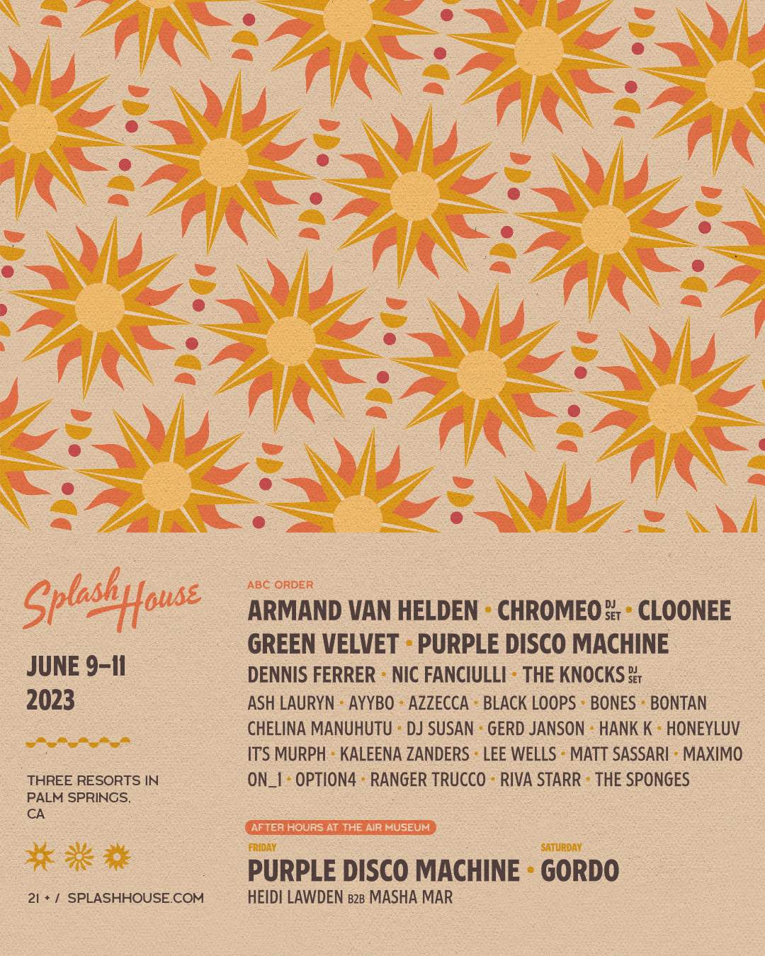 splash house june lineup