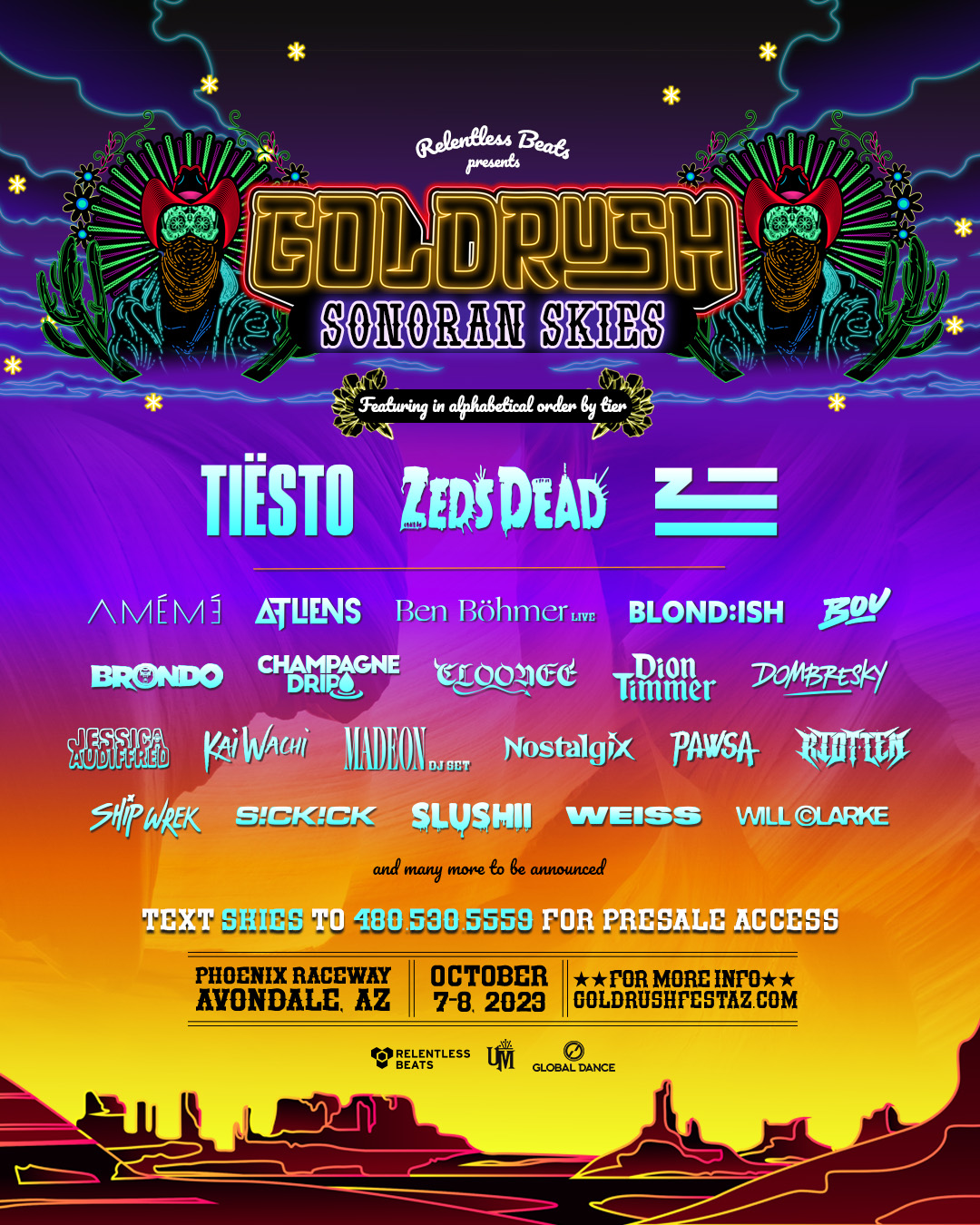 goldrush lineup phase 1 2023