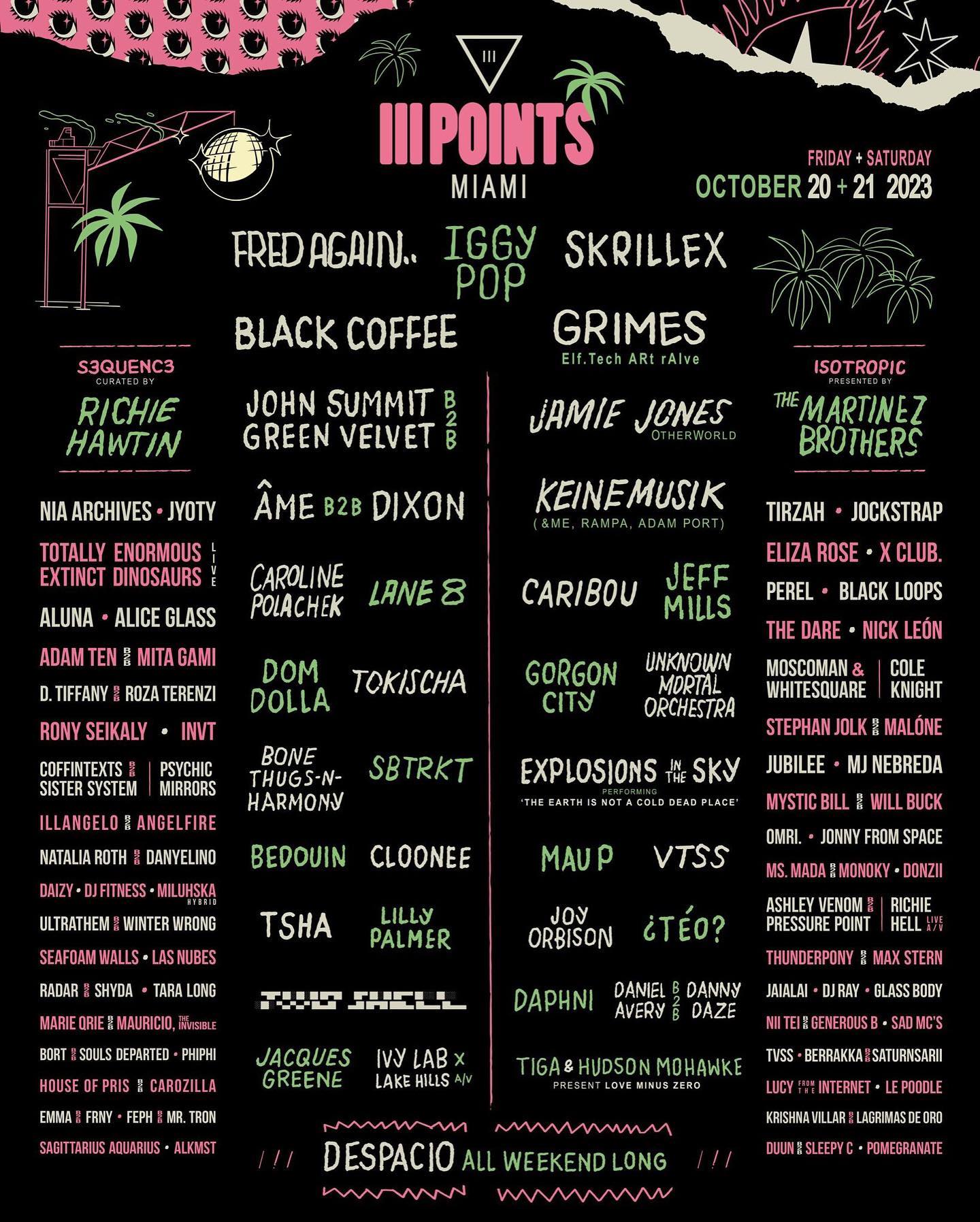 Miami's III Points Festival Reveals Artist Lineup For 10th Anniversary