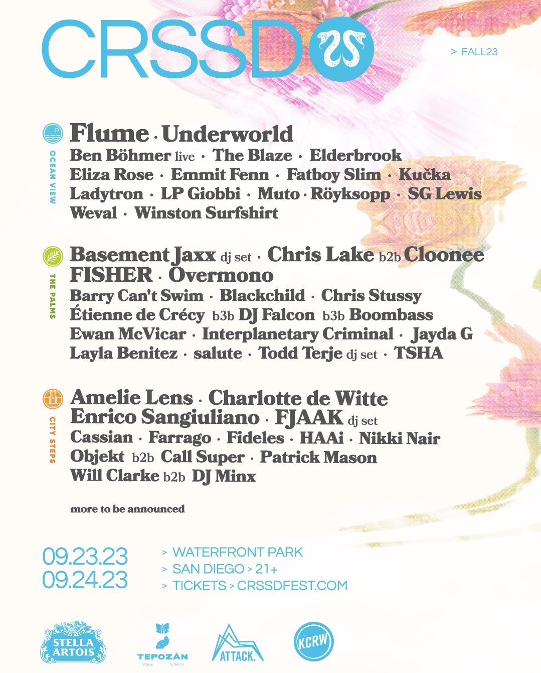 crssd festival fall 2023 lineup