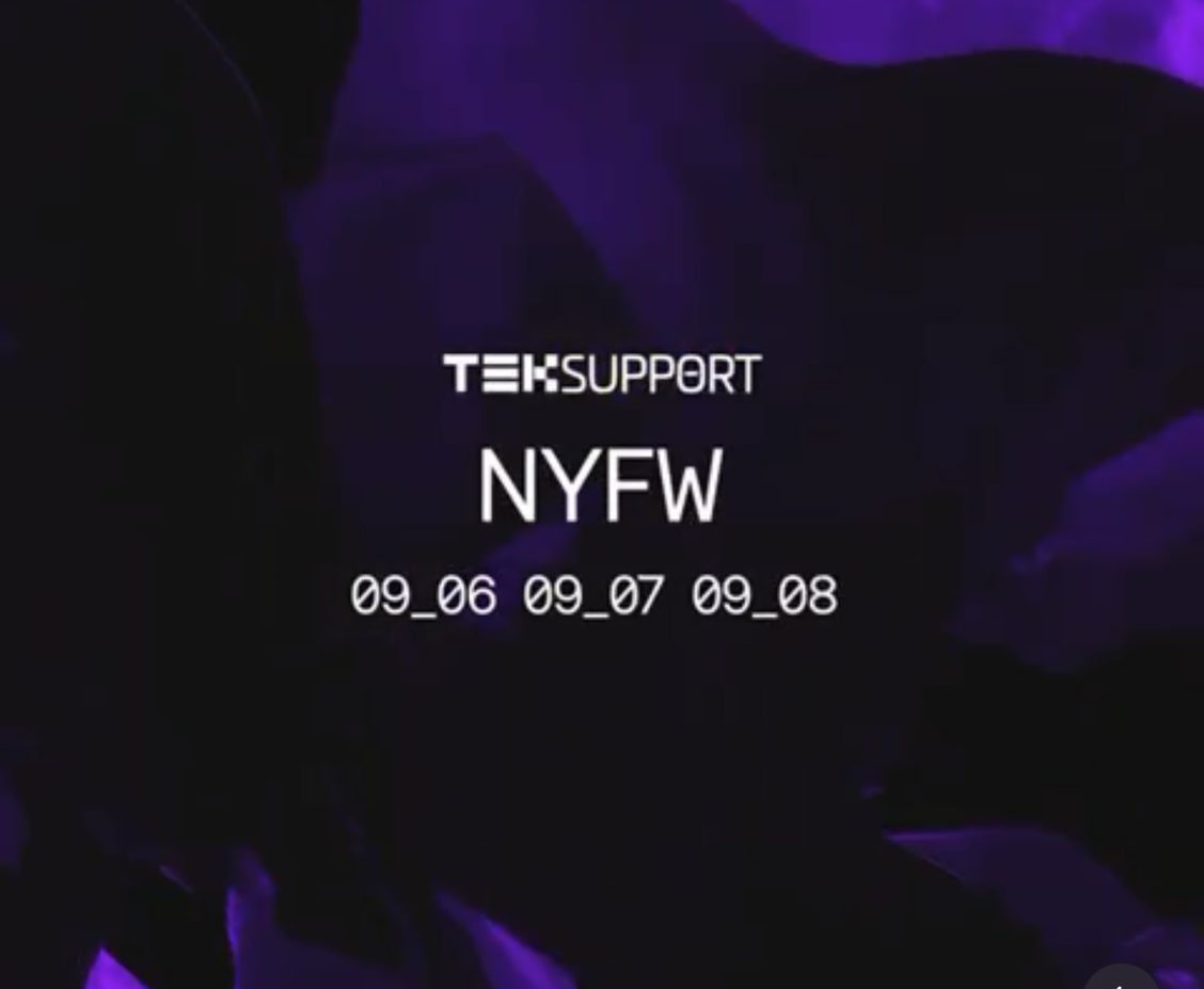 teksupport new york fashion week