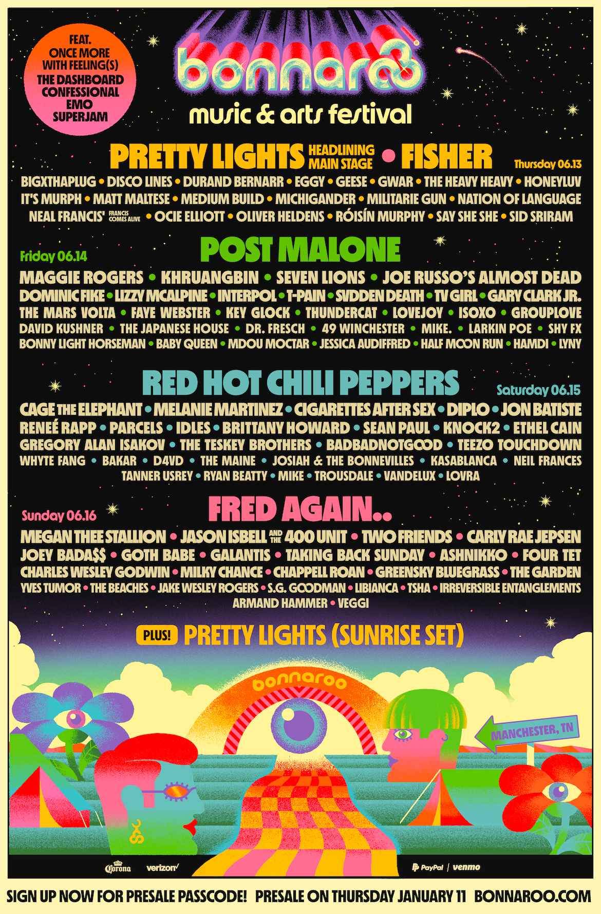 bonnaroo 2024 lineup