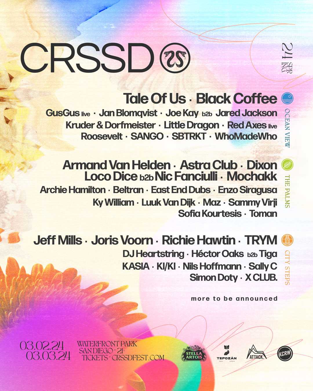 CRSSD Festival Reveals Lineup For Spring 2024 Edition