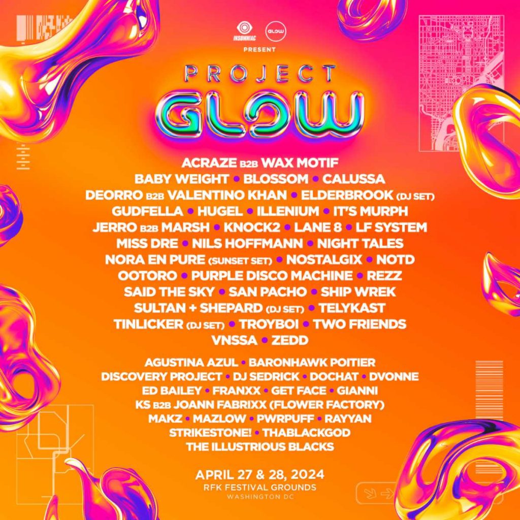 Project Glow Unveils 2024 Lineup Featuring ILLENIUM, Rezz & More!