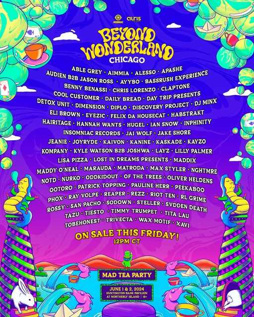 beyond wonderland chicago lineup 2024