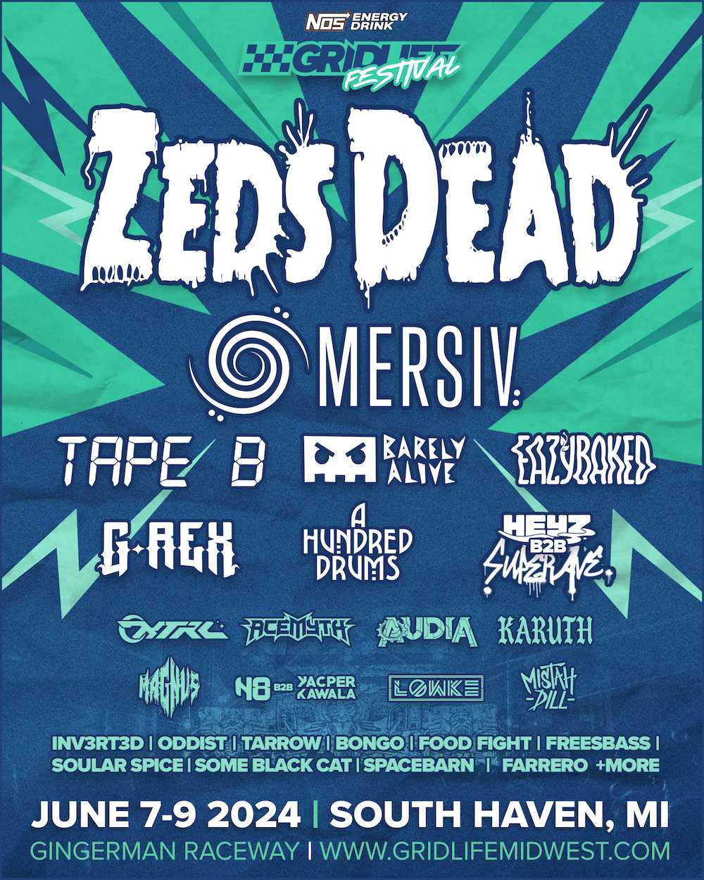 gridlife midwest lineup 2024