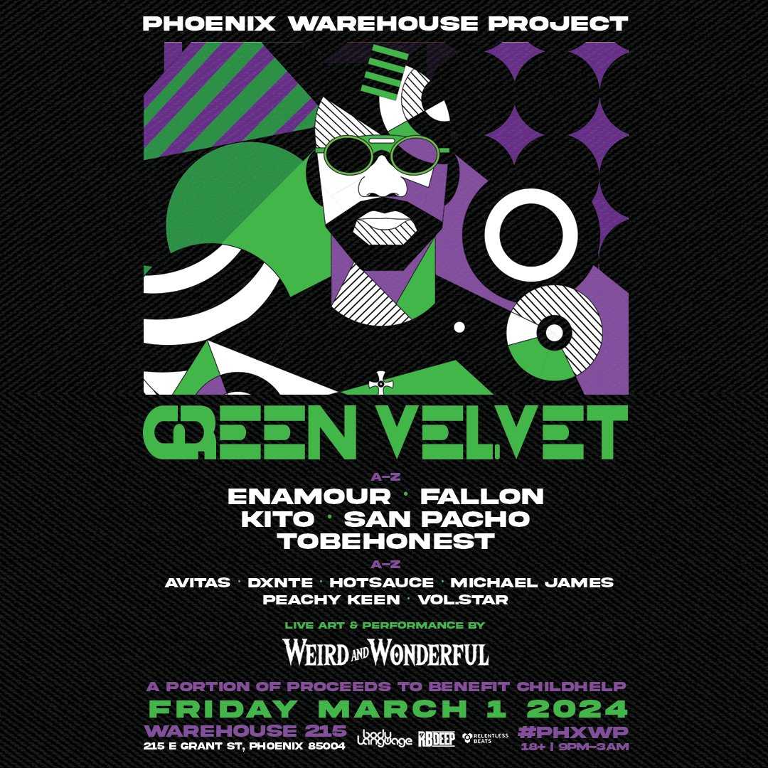 phoenix warehouse project green velvet