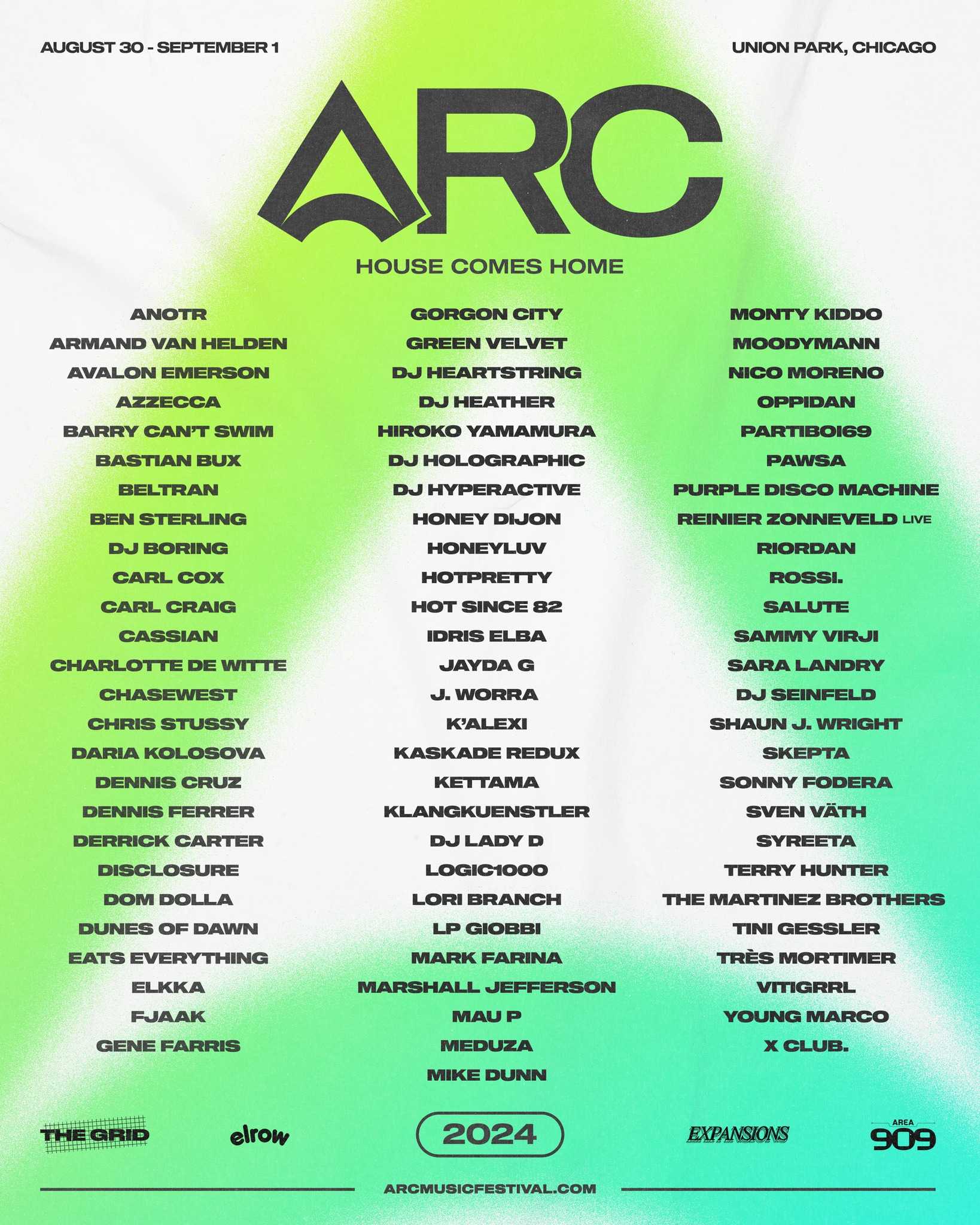 arc music festival lineup 2024