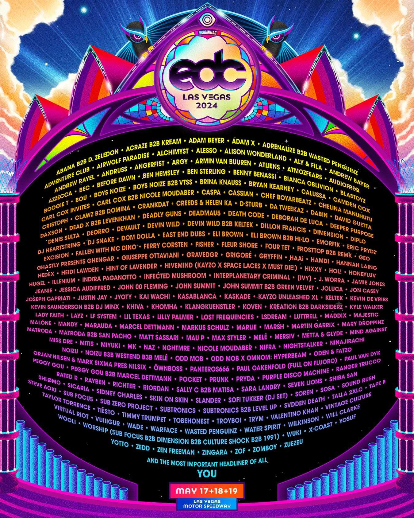 edc las vegas lineup 2024