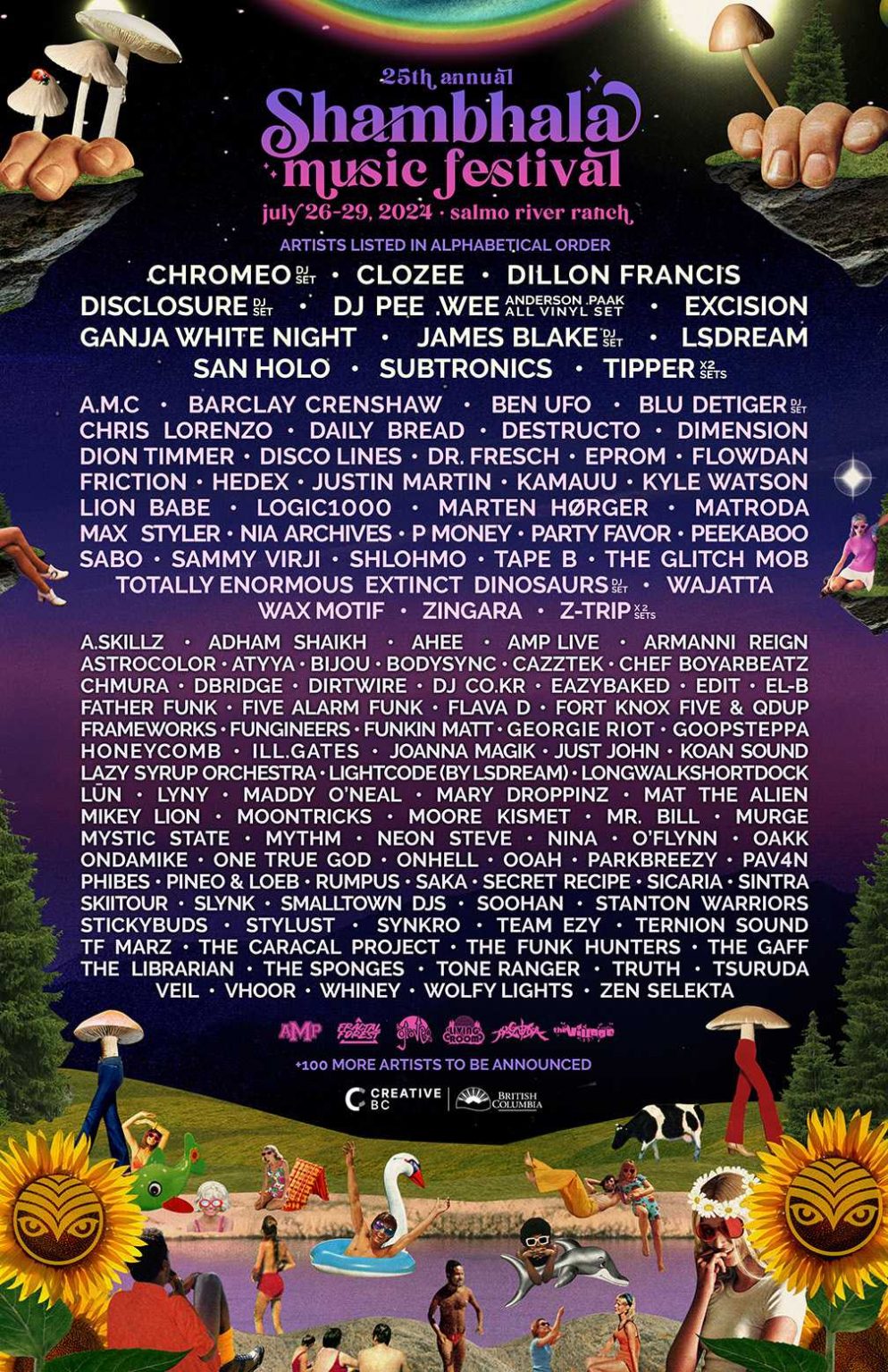 Shambhala Drops Massive 25thAnniversary Lineup