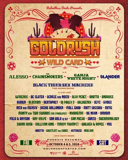 Goldrush phase two lineup 2024